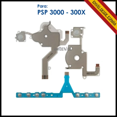 CABLE FLEX PSP 3000 3 BOTONES VOLUMEN SELECT START 3001 3004 ACCION MOVIMIENTO