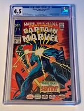 MARVEL SUPER-HEROES #13 CGC 4.5 WHITE PGS 1ST CAROL DANVERS 2ND CAPTAIN MARVEL