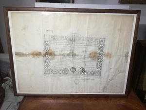 Diploma Attestato Cedola Scienze Naturali 1859 Regno Delle Due Sicilie Napoli - Picture 1 of 11