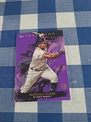  2021 Topps Inception Cristian Pache Purple Rookie #63. #25/150 Made C0002874 - Image 1 of 2