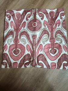 Pottery Barn "Kenmare Ikat Red" 24" Pillow Cover - Picture 1 of 4