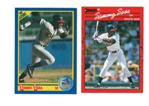 1990 Sammy Sosa (2) Card RC Lot! - Picture 1 of 2