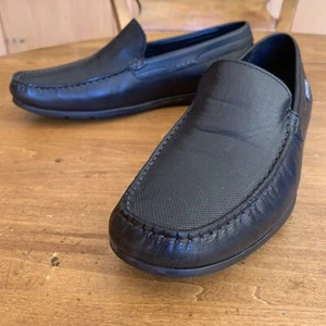 Mens Mephisto Black Driver Loafers Size 8 1/2 M - Picture 1 of 9