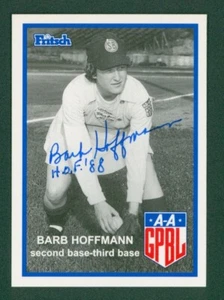 1995 Fritsch AAGPL Signed Baseball Card - #83 Barb Hoffmann - Signed, MINT - Picture 1 of 2