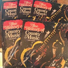 Lot of 5 LPs-History of Country Music-Vol 2,3,4,5,&6-Lee Cash presents-In Shrink