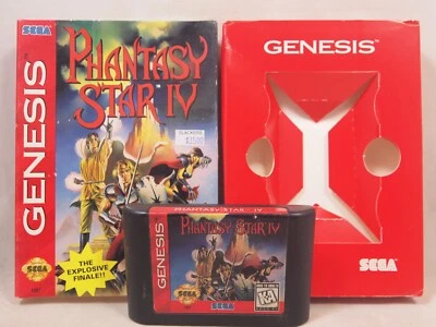 Carro auténtico Phantasy Star IV (SEGA Genesis) en caja Foto 1 de 4