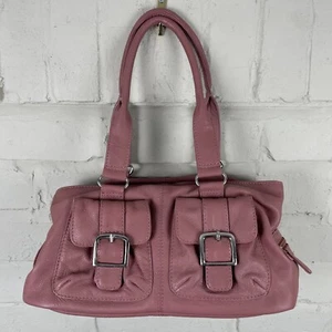 Lloyd Baker Handbag Shoulder Bag Underarm Rose Pink Leather Zip 3 Compartments - Picture 1 of 12