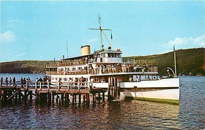 Postal M/S Mount Washington atracada en Alton Bay New Hampshire NH - Imagen 1 de 2