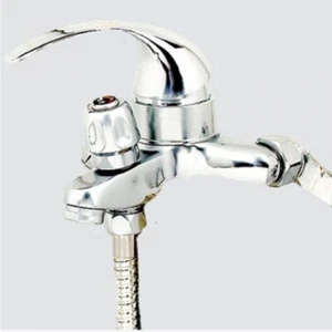 B-2 Wall mounted Bath tub faucet chrome finish with handheld showerhead set - Picture 1 of 1