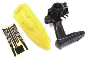 Mini ECO-Q Speed Boat 255mm w/ Motor, ESC and Controller ARTR Kit - Yellow - Picture 1 of 1