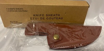 Funda de cuchillo de cuero, 9x3 pulgadas, ¡nueva!(Caja abierta) Foto 1 de 3