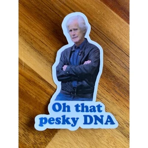 Dateline Inspired Keith Morrison Sticker True Crime Gift Pesky DNA Sticker - Picture 1 of 1