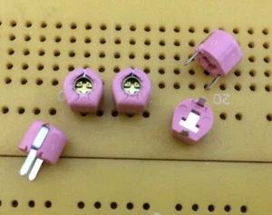 4.2pF - 20pF 100V Ceramic Trimmer Variable Capacitors Pink Murata TZ03 Multi Qty - Picture 1 of 1
