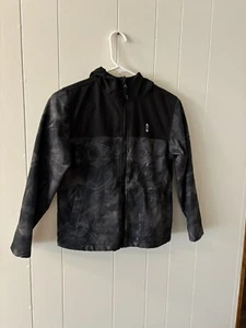 Free Country Kids Boys Size 7/8 Boys Jacket Black Camoflauge EUC J4 - Picture 1 of 9