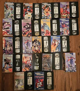 The Original Transformers Vhs Video All Volumes Blockbuster Exclusives Rhino - Picture 1 of 1