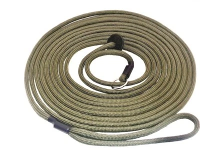 6 Metre Long Line 6 mm slip lead For Dogs For Recall and Steadying Handmade UK.