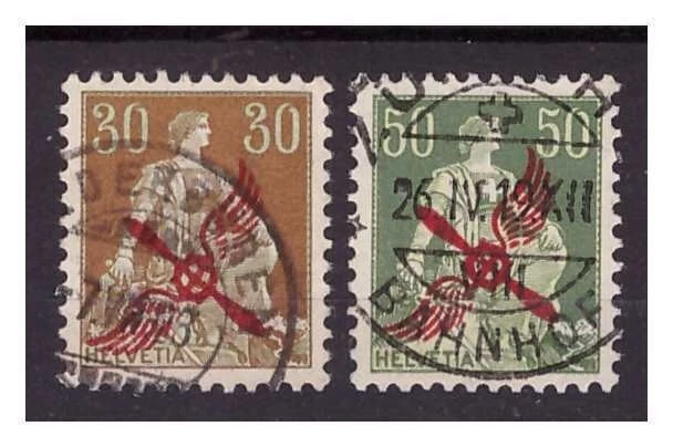 SUIZA 1919 - CORREO AÉREO SERIE USADA - Imagen 1 de 1