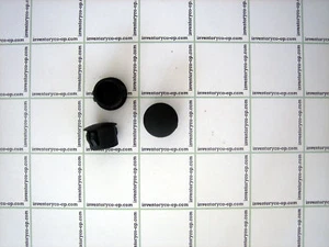 LOCKING HOLE PLUGS, BLACK PLASTIC, 100 PCS - Picture 1 of 1