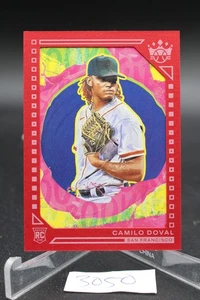 2022 Diamond Kings Red Frame #145 Camilo Doval RC - Picture 1 of 2