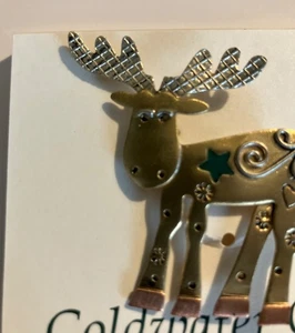 Vtg Moose Gold Tone Pin /Brooch - Picture 1 of 5