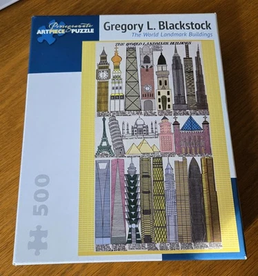 Гранатовая головоломка «The World Landmark Buildings» 500 шт., Blackstock ПОЛНАЯ - Изображение 1 из 3