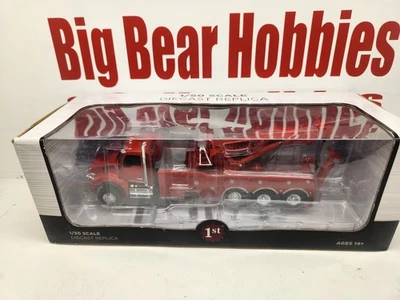 1/50 First Gear 50-3465 Viper Red Kenworth T880 W/Century 1060 Rotator Wrecker - Image 1 of 4