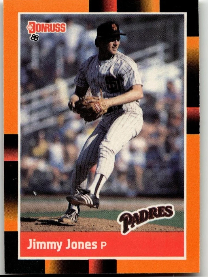Jimmy Jones 1988 Donruss Baseball's Best Baseball San Diego Padres - Image 1 of 2