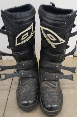 Botas de motocross O’Neal Element MX para hombre talla 13 negras ligeramente usadas Foto 1 de 4