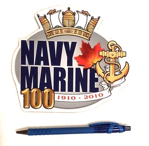 Royal Canadian Navy (RCN) 100 aniversario / Imán de nevera grande / Como nuevo - Imagen 1 de 2