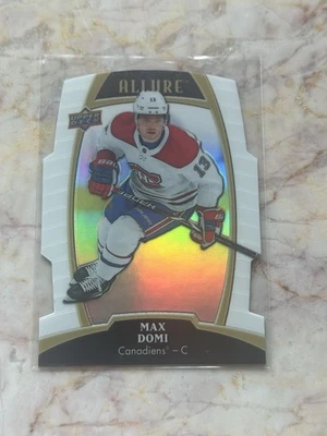 2019-20 Allure Max Domi White Rainbow Parallel Card- Canadians - Image 1 of 2