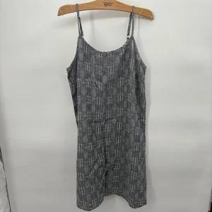 CP Shades Women's Angie Spaghetti Sundress Dress Blue Linen Size Small #16G - Picture 1 of 6