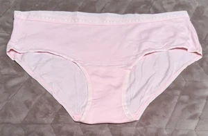 Victoria's Secret Rosa Algodón Hiphugger/Hipster Panty ~ GRANDE ~ ¡NUEVO CON ETIQUETAS! - Imagen 1 de 8