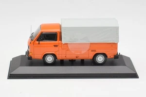 400055200 Volkswagen T3 Flatbed Orange Minichamps 1/43 - Foto 1 di 4