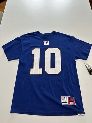 Camiseta para hombre New York Majestic Giants ropa del equipo de la NFL talla grande Eli Manning Foto 1 de 4