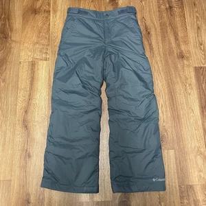Columbia Boys Solid Gray Ski Pants Snow Board Waterproof Size Medium Winter - Picture 1 of 9