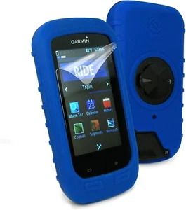 Funda protectora de gel de silicona TUFF LUV para protector Garmin Edge 1000 - azul - Imagen 1 de 2