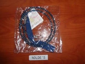 Fabuleash Blue Beaded 48" Dog Leash Sam 333 DS132 B4 - Picture 1 of 2