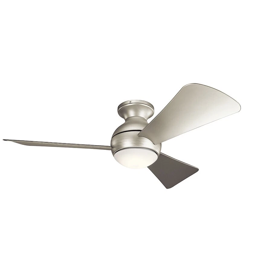 Kichler Sola 44" Sola Fan LED, Brushed Nickel, Etched Opal, Silver - 330151NI - Image 1 of 1