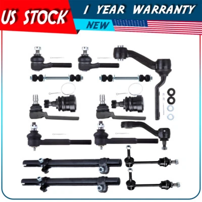 16pc Fits 1998 - 2002 MERCURY GRAND MARQUIS K8953 Front & Rear Suspension Kit Foto 1 de 4