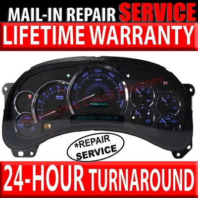 03-06 Cadillac Escalade ESV calibre cuadro de instrumentos tablero completo [*servicio de reparación] Foto 1 de 4