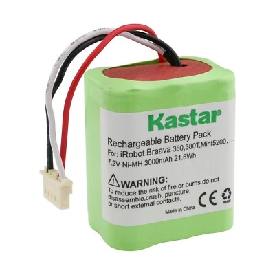 Kastar Battery 3000mAh for iRobot Braava 380 Braava 380T Mint 5200 5200B 5200C - Image 1 of 3