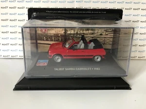 Auto Talbot Samba Cabriolet 1983 1/43 Ixo Altaya Belle Anni Simca Blister - Foto 1 di 1