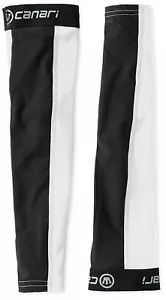 Canari Cyclewear Men's Mixed Weight Arm Warmers, White, LARGE - Picture 1 of 1