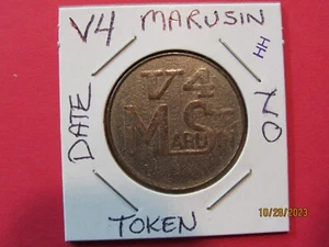 TOKEN: "V4 MARUSIN" (BOTH SIDES) - Picture 1 of 2