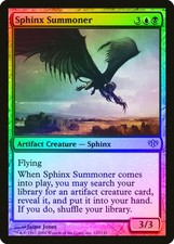 Sphinx Summoner FOIL Conflux NM Artifact Blue Black Rare MAGIC CARD ABUGames