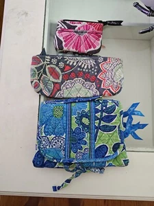 Vera Bradley Wallet And Make Up Purse - Picture 1 of 8