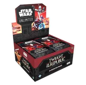 Star Wars Unlimited - Caja de refuerzo Crepúsculo de la República (24 paquetes) Envío rápido - Imagen 1 de 1