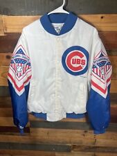 Vintage 90s Rare Chicago Cubs MLB Baseball Chalk Line Brand Jacket Size Large