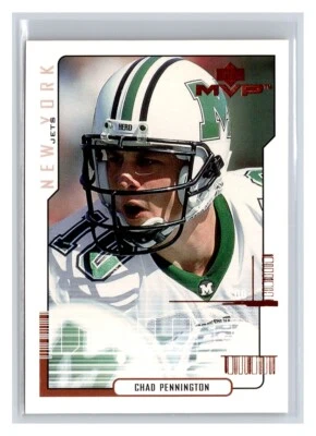 Chad Pennington RC 2000 Upper Deck MVP Rookie #208 🔥 Marshall Legend! - Image 1 of 2