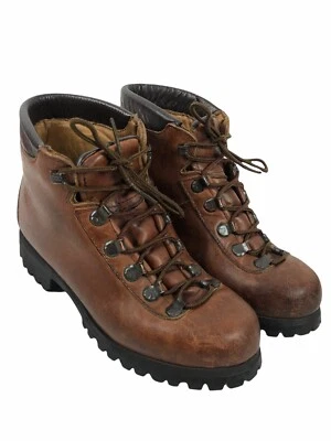 Vintage DEXTER Mountaineering Alpine Hiking Boots Men Size 6.5 Distressed Rustic - Image 1 of 4